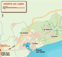 Puerto Los Cabos Map